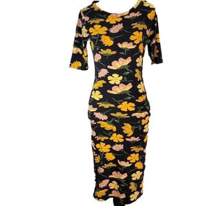 LULAROE Floral Short Sleeve Bodycon dress